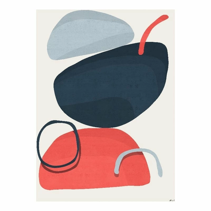 Coupon ๐ Giant Art 72x54 Abstract XIV Fine Art Giant Canvas Print In Red ๐งจ