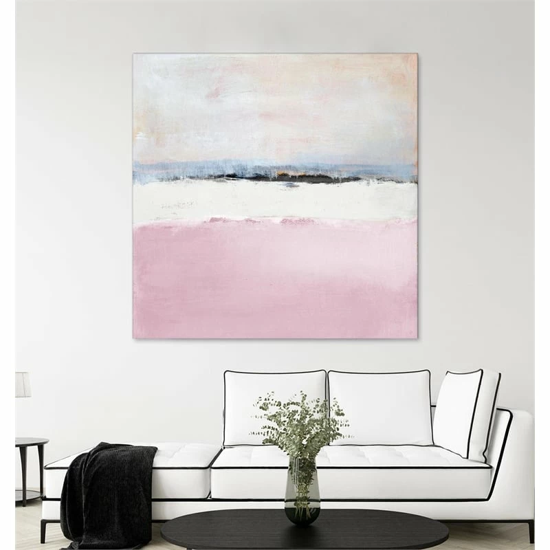 Brand new ⭐ Giant Art 72x72 Pink Sea Abstract Fine Art Giant Canvas Print In Pink 🔥 - Image 3