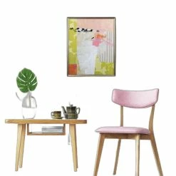 Flash Sale ๐ HomeRoots Pink And Peach Passion Abstract 1 Wall Art โ
