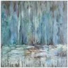 Discount ✔️ Uttermost Blue Waterfall Hand Painted Art ✔️