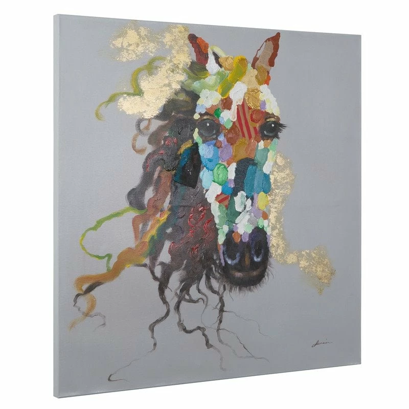 Cheap ๐งจ Yosemite Home Decor Yosemite Artwork - Horse Of An Abstract Color ๐ - Image 2