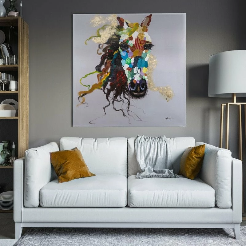 Cheap ๐งจ Yosemite Home Decor Yosemite Artwork - Horse Of An Abstract Color ๐ - Image 4