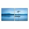 Cheap ⌛ Baxton Studio Cerulean Stillness Mounted Print Diptych In Multicolor 👍