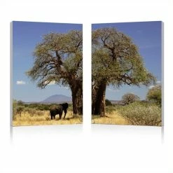 Best Pirce ⭐ Baxton Studio Tree Of Life Mounted Print Diptych In Multicolor 🌟